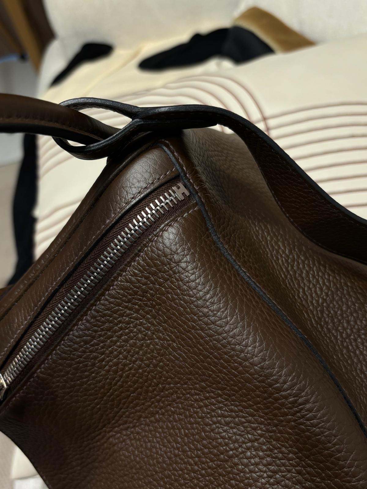 Hermes Lindy 30 Stamp [Q] 100%Authentic, 95%new✅dust bag 