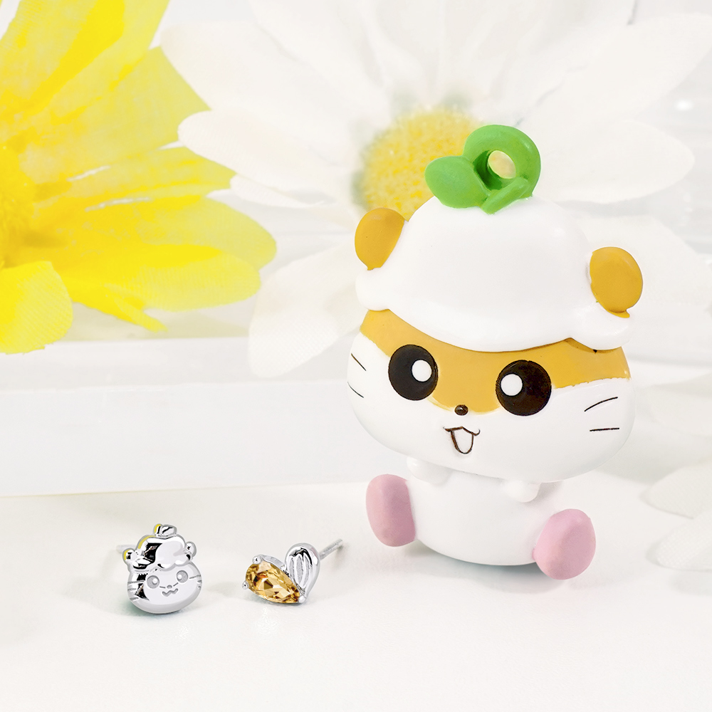 📦訂購 台灣限定 STORY 故事銀飾 X 三麗鷗 Sanrio Coro Coro Kuririn 經典系列 CK鼠 可樂鈴晶鑽純銀耳環