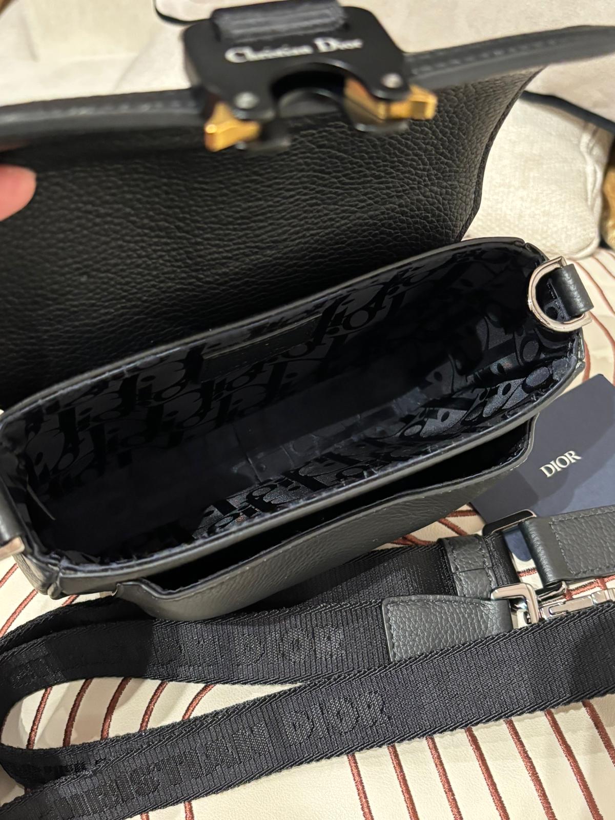Dior Gallop mini Shoulder Bag Grained calfskin 100%Authentic, 98%New ✅Dust bag ✅Box