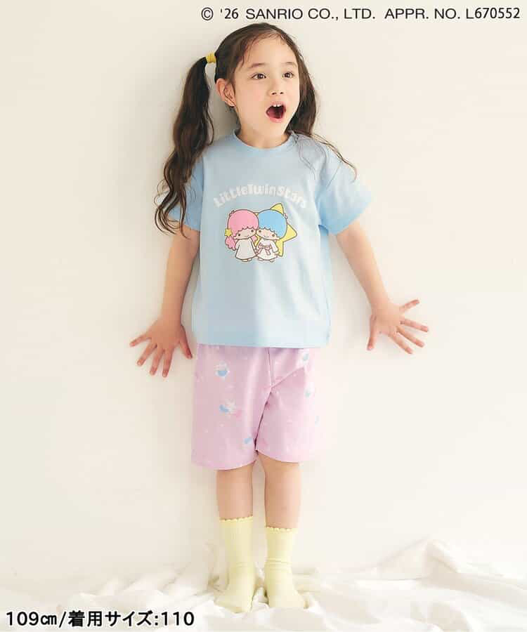 🇯🇵預訂 日本直送🇯🇵Apres les cours x Sanrio系列七色人物印花清涼觸感短袖家居服上下套裝