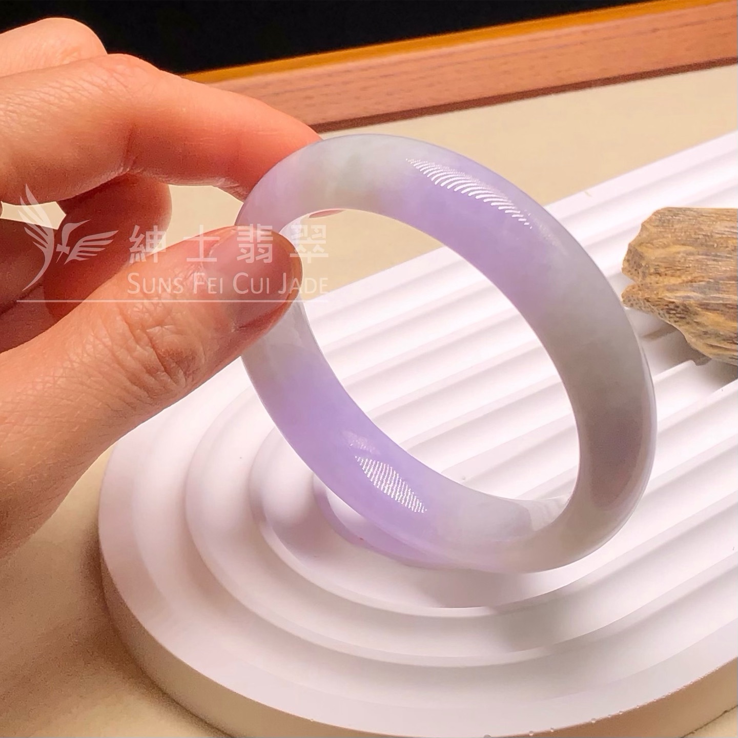 冰藍紫福鐲53.5mm