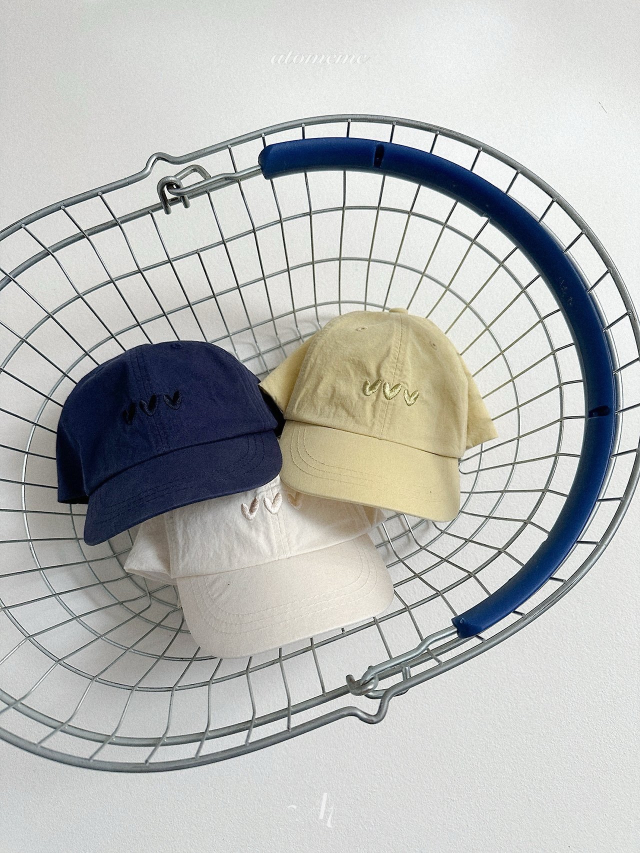 Atomeme | Heart cap(Yellow free size)