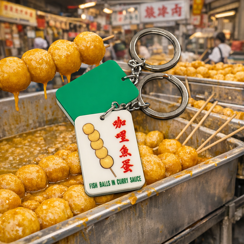 香港情懷麻雀系列 咖哩魚蛋