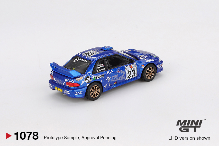 Mini GT 1/64 Subaru Impreza WRC99 #23 2000 Acropolis Rally - MGT01078-L