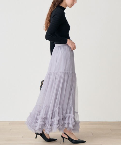 <JP> 超限量！薄紗 Ruffles 蓬蓬裙* 4色入 <預購>