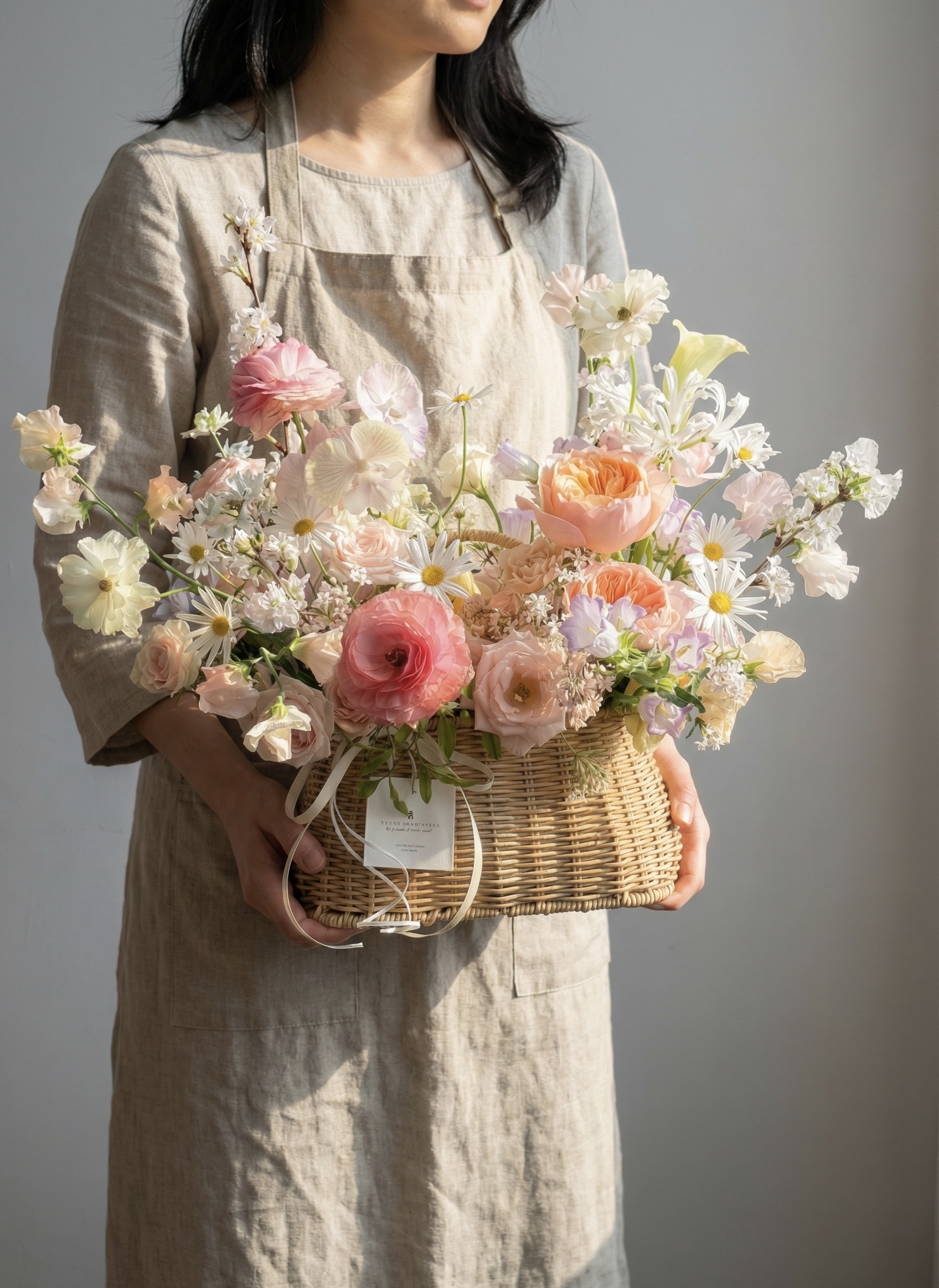 💕3月21號 （星期六）韓式手提花籃班 Flower basket class 