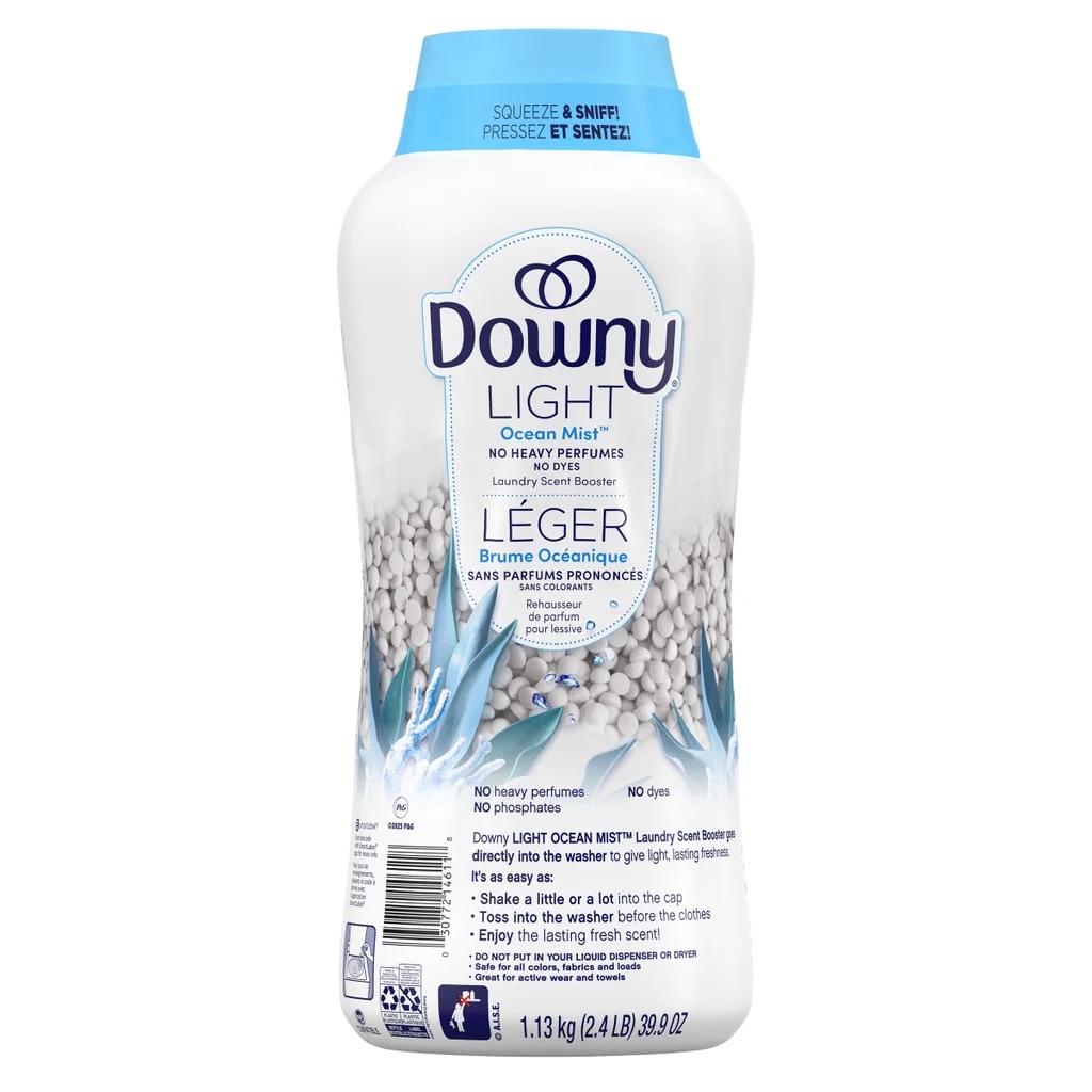 【雨季晾衫必備】Downy 當妮衣物清新香珠（海洋味）(1.13kg 巨無霸裝) - 徹底消滅衣服罨味、12週持久香氣