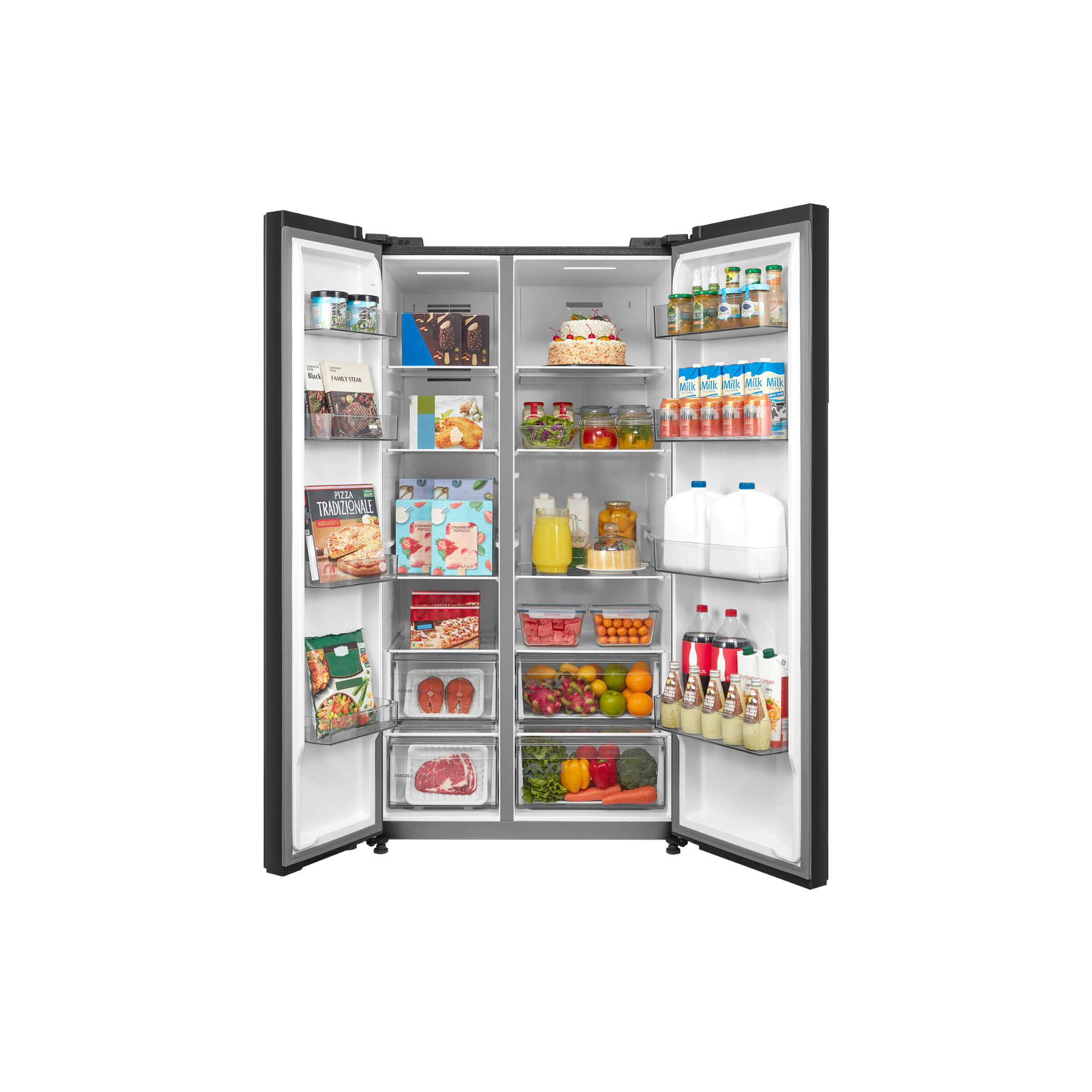 Midea 810L Inverter Quattro Side By Side Refrigerator MDRS925FIE45MY