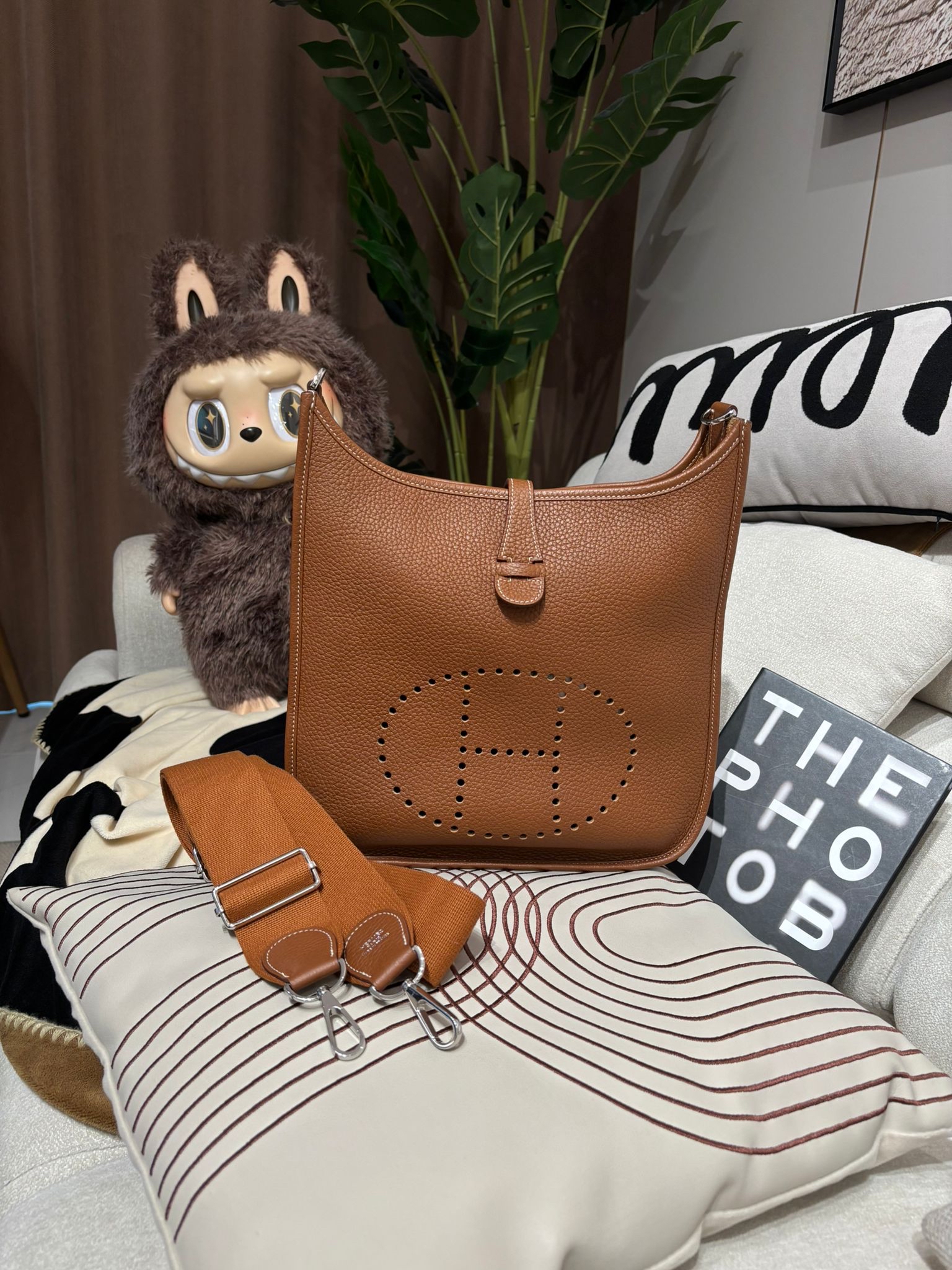 Hermes Evelyne 29 Stamp Z 金棕色銀扣 100%Authentic, 