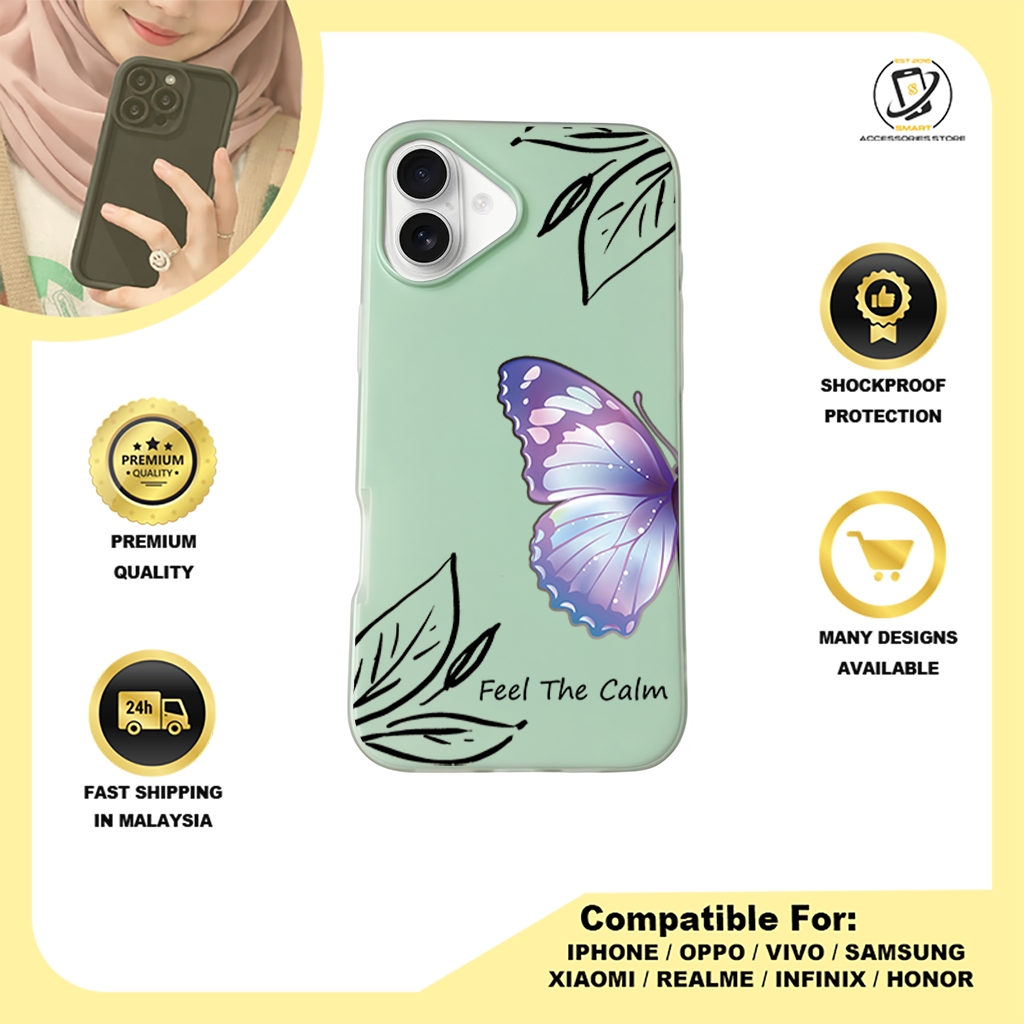 JELLY CASE PHONE FOR IPHONE - DESIGN BUTTERFLY H