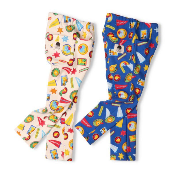 🆕【⭐訂購⭐】 🇯🇵日本直送🌀動物圖案 全身印花 彈性羅紋長褲［2款選］🌀[ELAA-0225][260225]