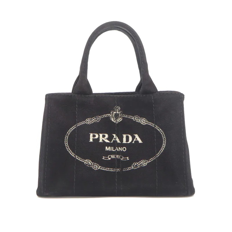 Prada Canapa Canvas Tote Bag
