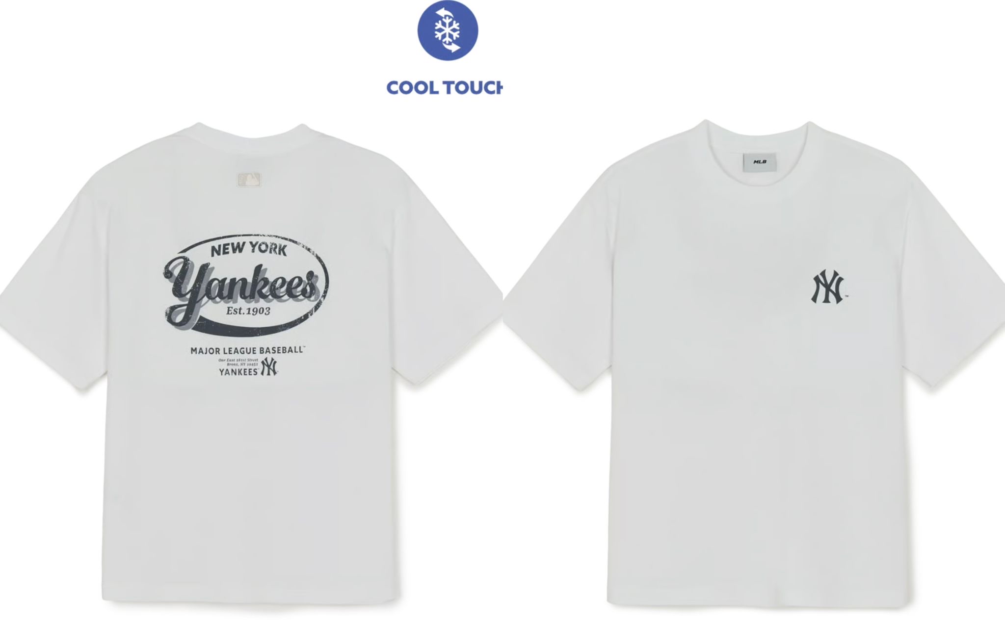 *🇰🇷韓國直送MLB韓國🇰🇷專門店 紐約洋基隊SIMPLE LOGO  OVER FIT T-SHIRTS 3ATSV1263男女同款 折扣優惠🈹*