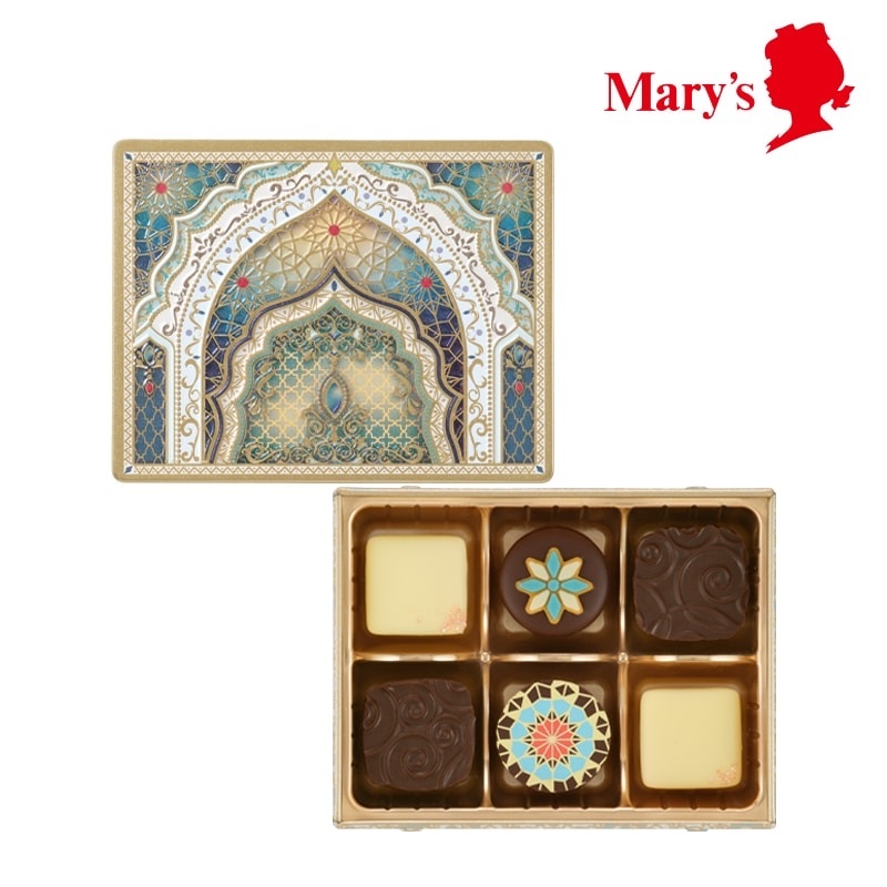 日本 Mary’s JAMILA 系列朱古力禮盒6件