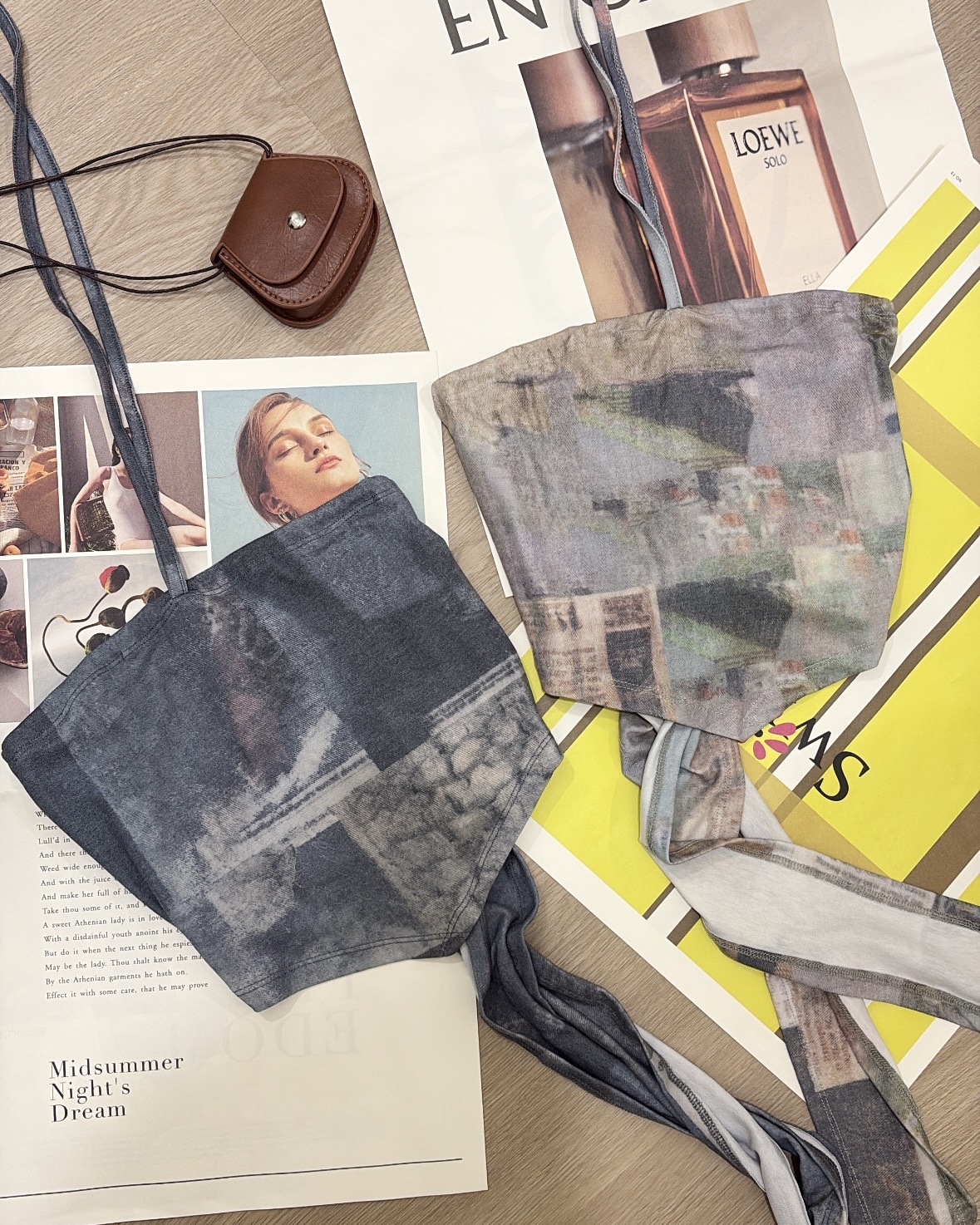 TP411纯欲风绑带抹胸