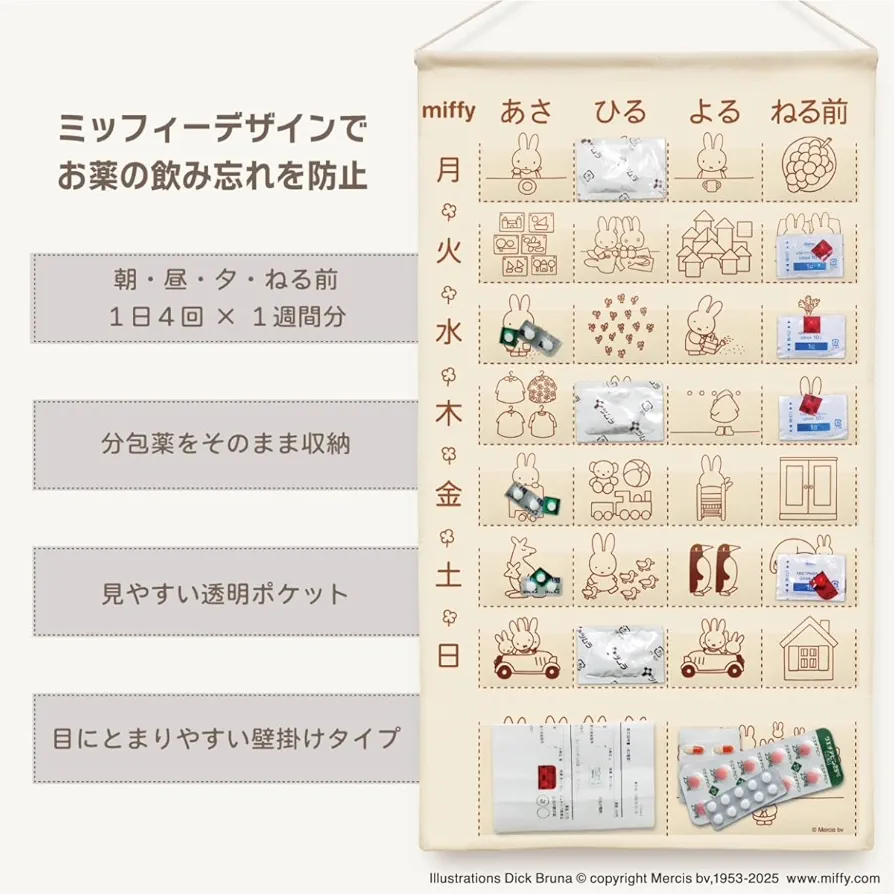 預購 miffy 藥物 提醒掛曆