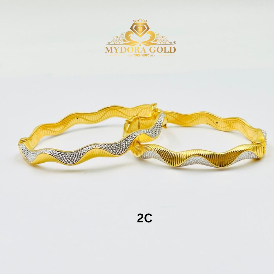 MYDORA Gelang Wave Curve Exclusive l EMAS 916/22K