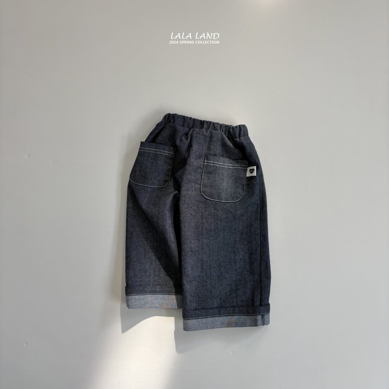 Lalaland | 又薄又軟demin pants(Black M95-105)
