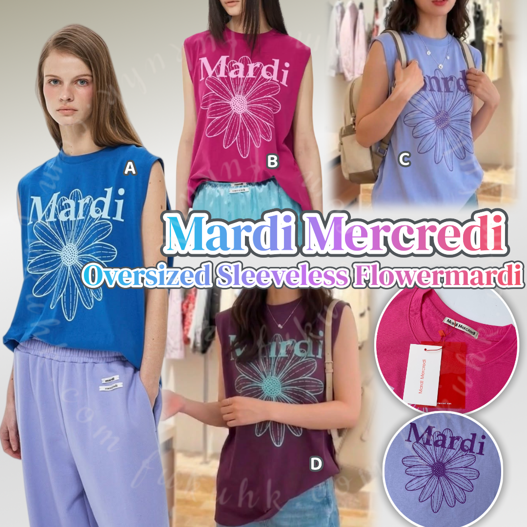 Mardi Mercredi Oversized Sleeveless Flowermardi 背心
