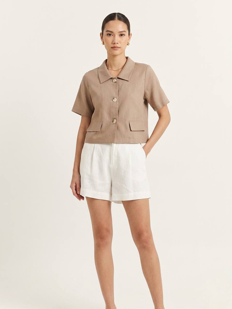 W2022 - Button Top
