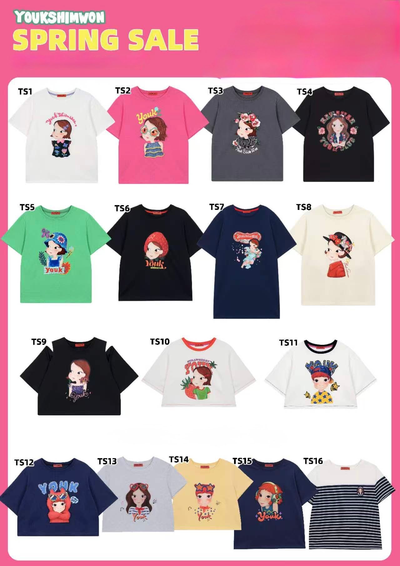 🇰🇷韓國Youkshimwon陸心媛短袖Tee