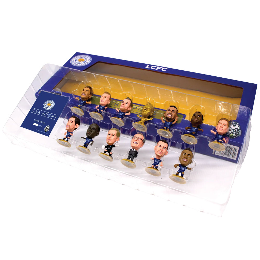 Leicester City 李斯特城 2015-16 英超冠軍10週年限量紀念版套裝 Soccerstarz Team Pack