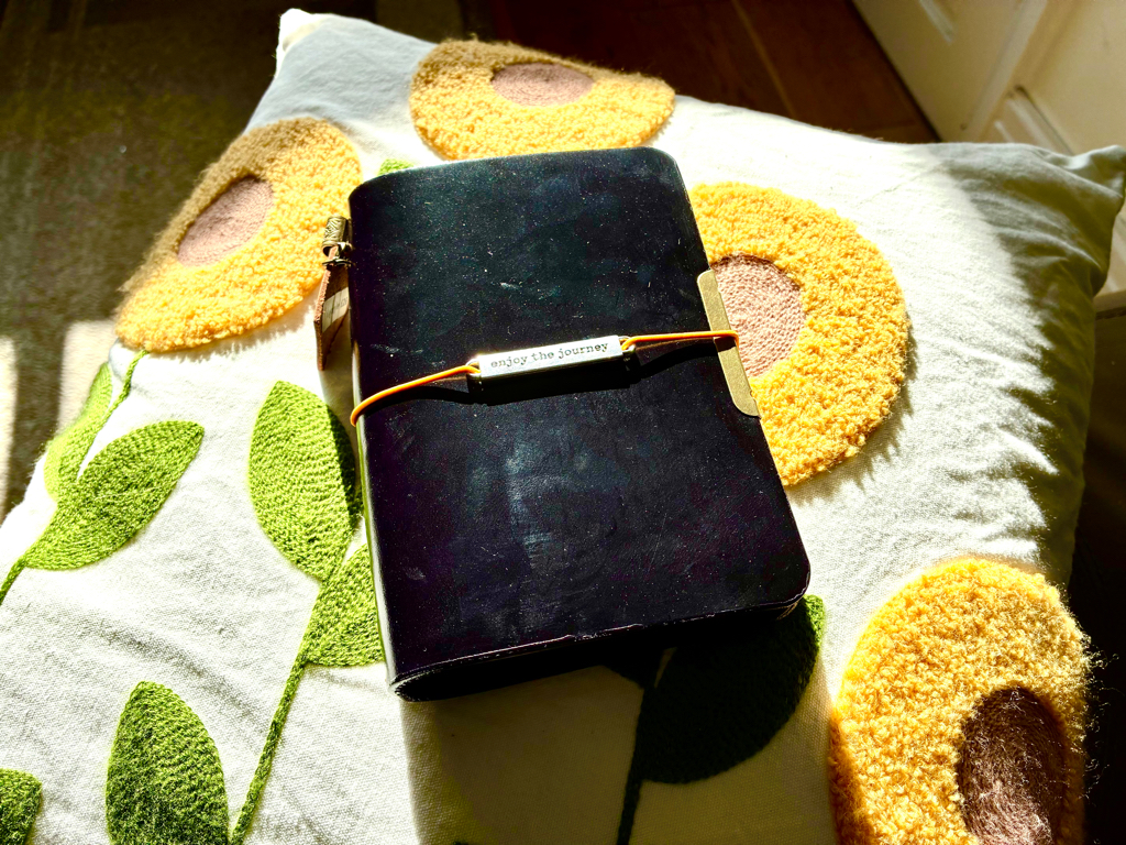 Kayztyle Collection 2026-23WD．11 of Hidden Violet | Double-sided 2-fold Leather Journals