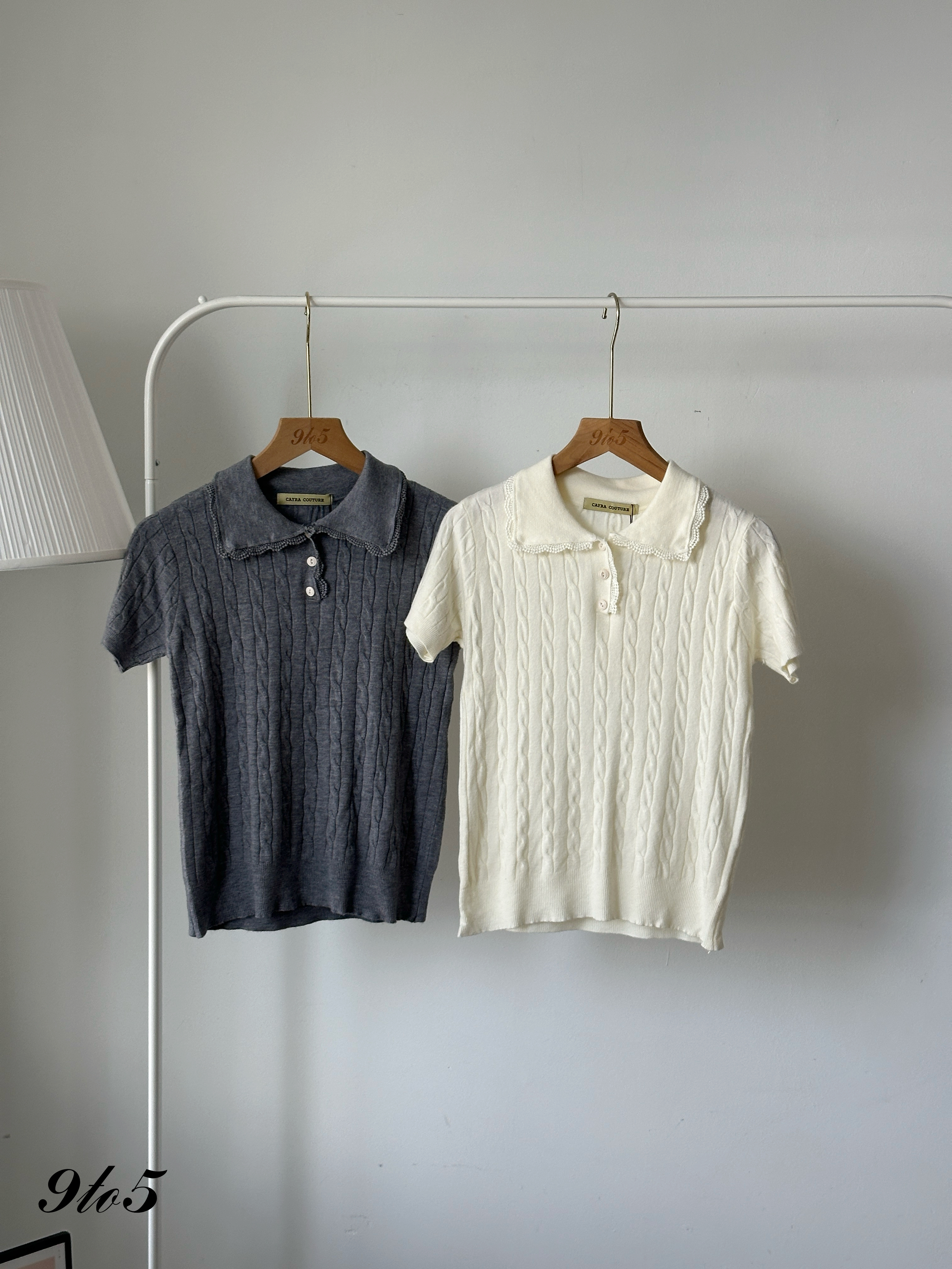 T4151 Knit Polo Tee - 5 Colors 