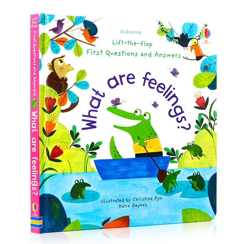 Usborne First Questions and Answers系列翻翻書What are feelings? 感覺是什麼