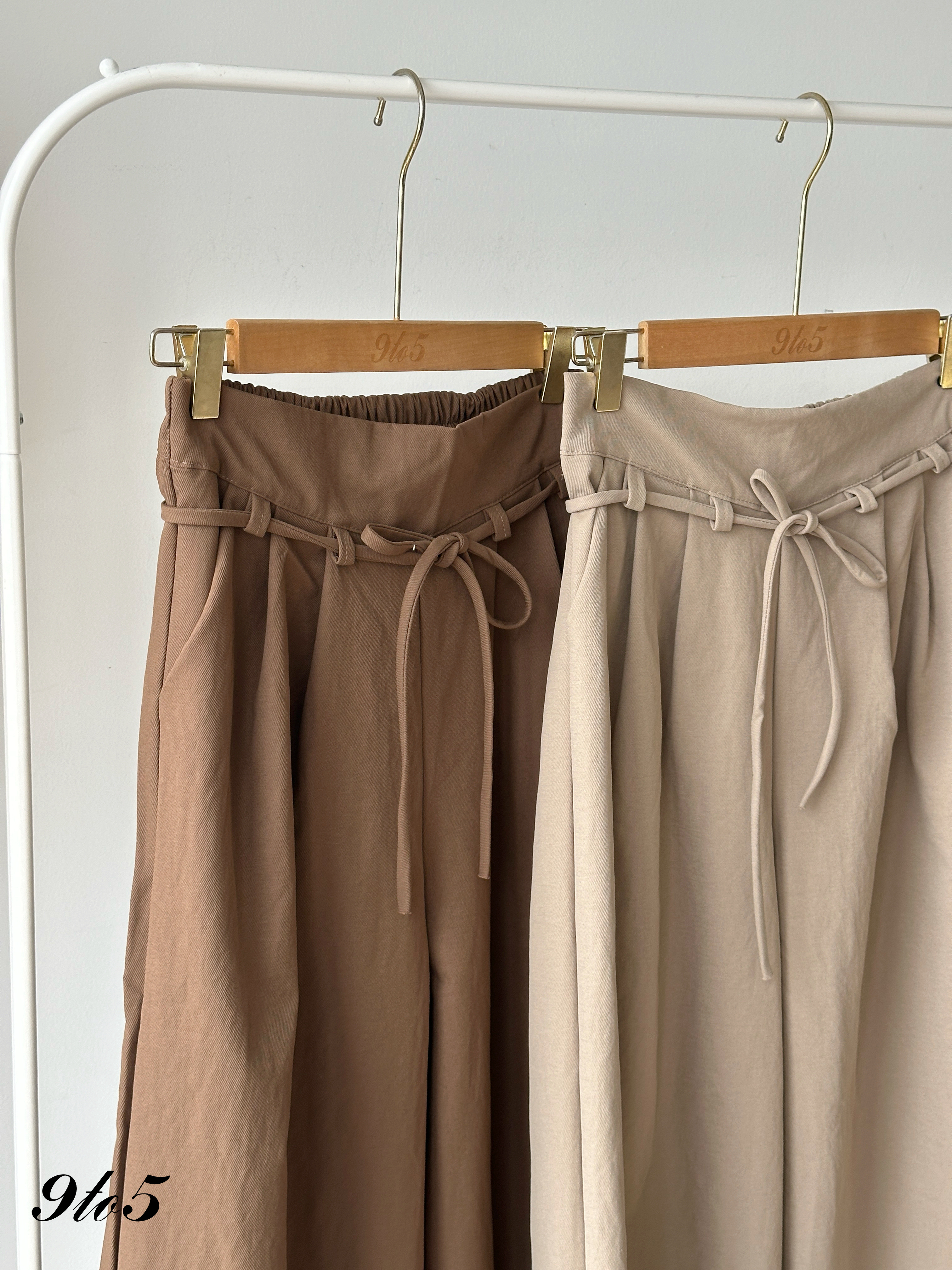 S1849 Wide Leg Long Pants - 5 Colors 