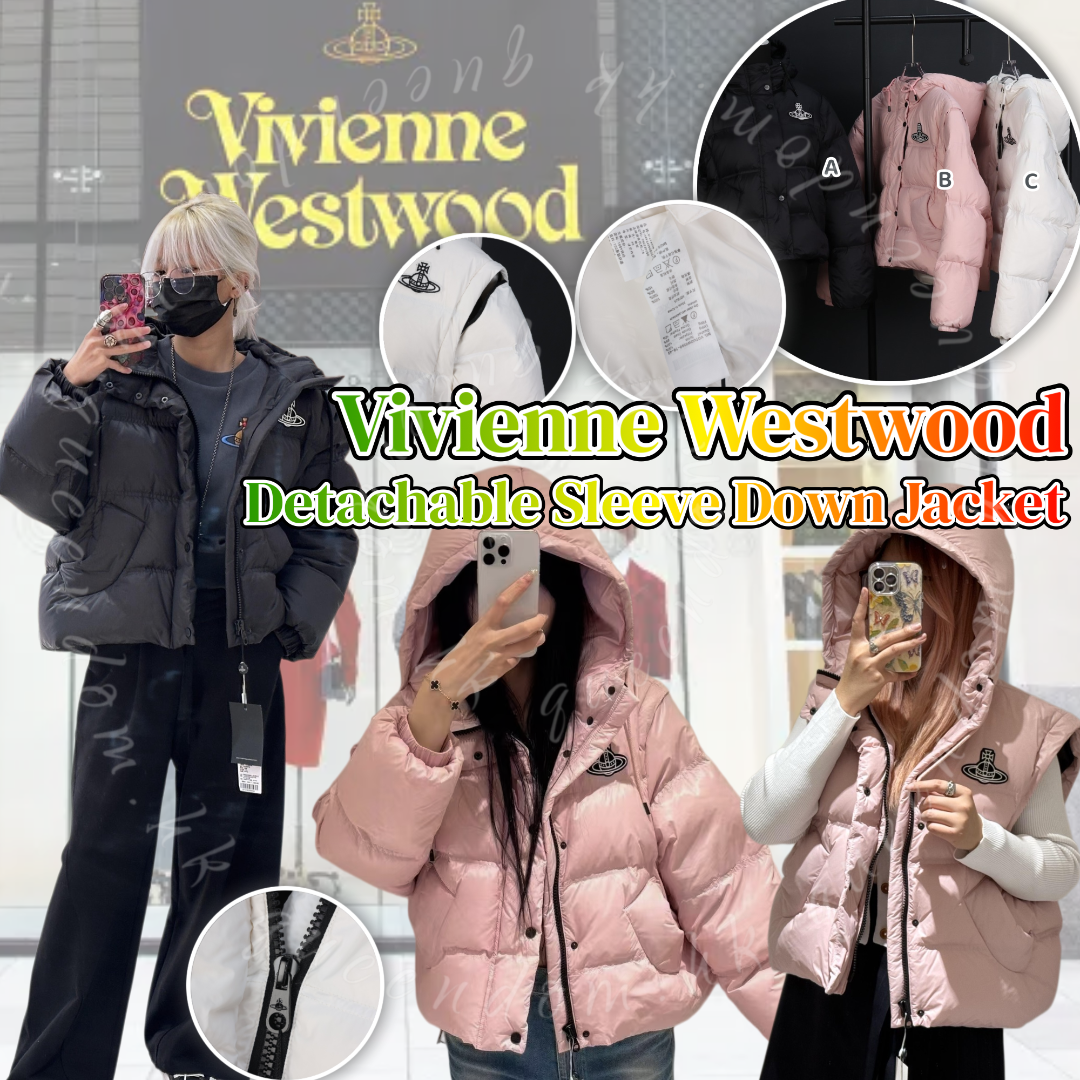 Vivienne Westwood Detachable Sleeve Down Jacket 可脫袖羽絨服