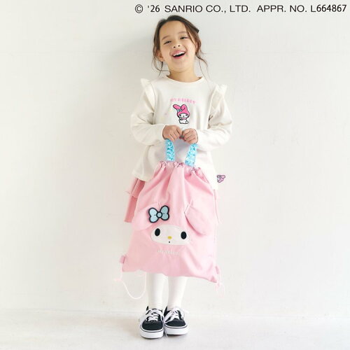 🆕【⭐訂購⭐】🇯🇵 日本直送 🌀#Sanrio 天鵝絨貼片荷葉邊 長袖tee［4款選］🌀[ELBA-0025][260213]