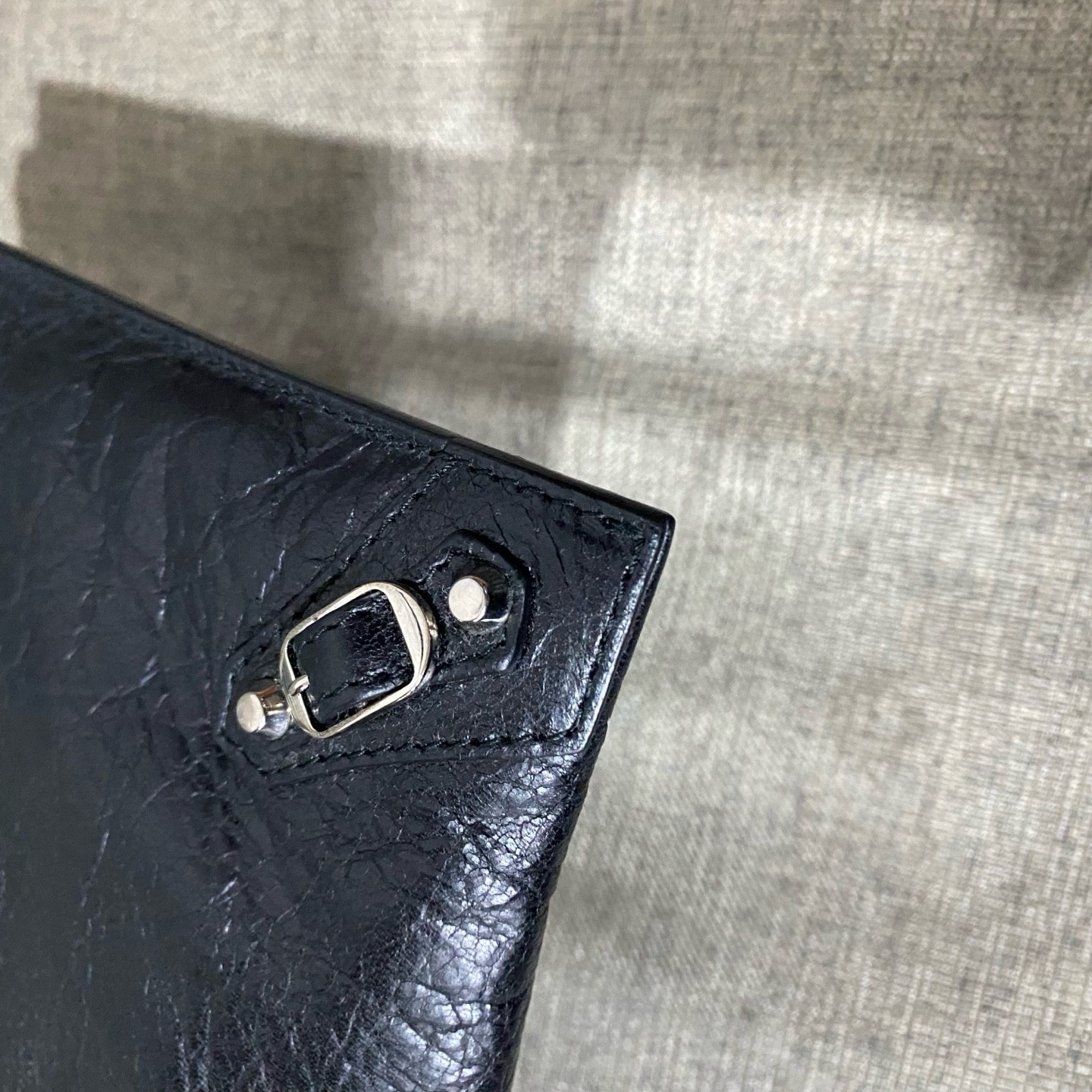 【預訂貨品】巴黎世家油蠟皮手拎包 