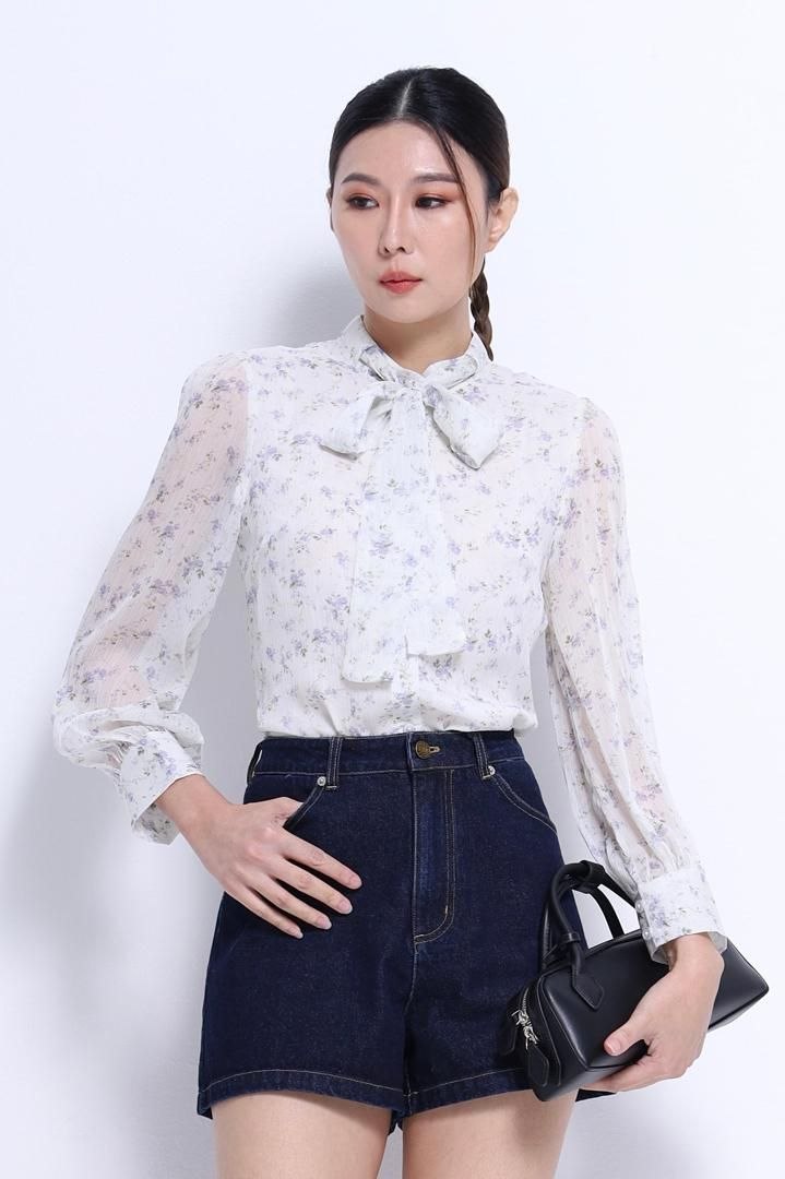 雪纺长袖上衣 2688