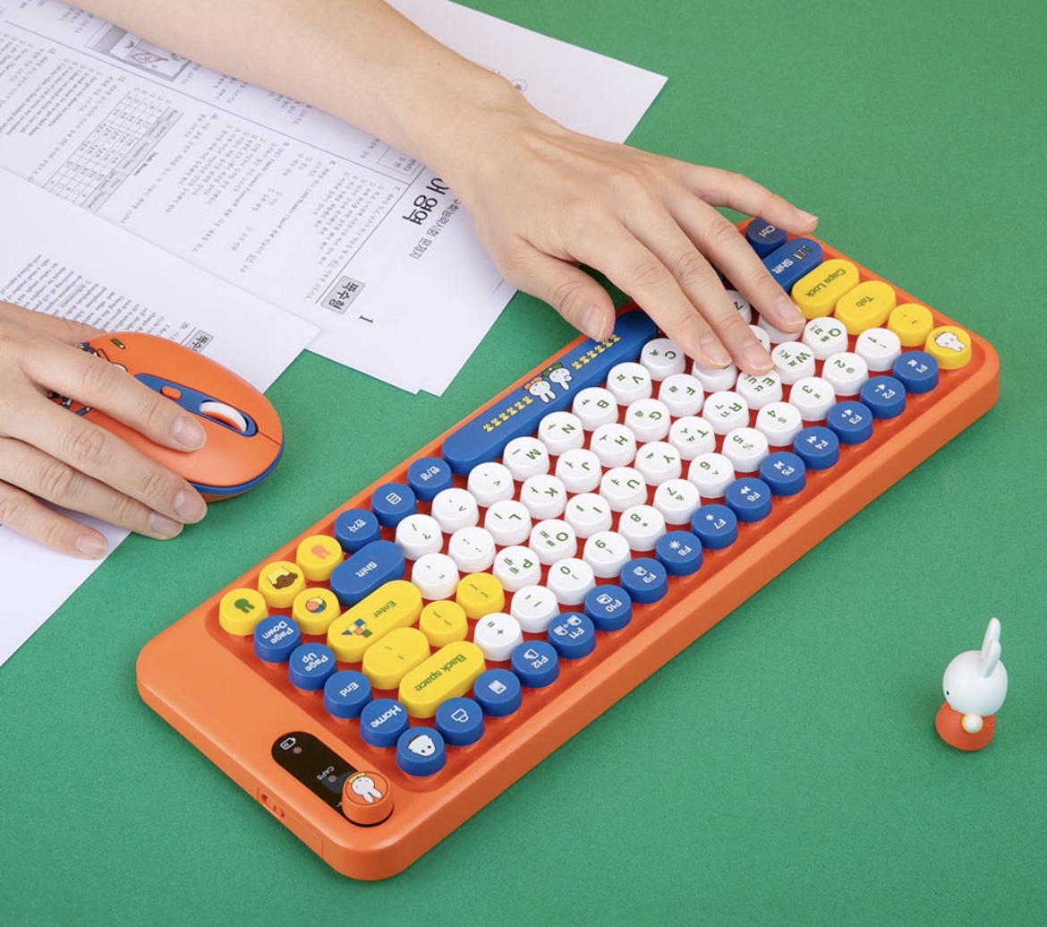 Miffy Wireless Keyboard and Mouse Set