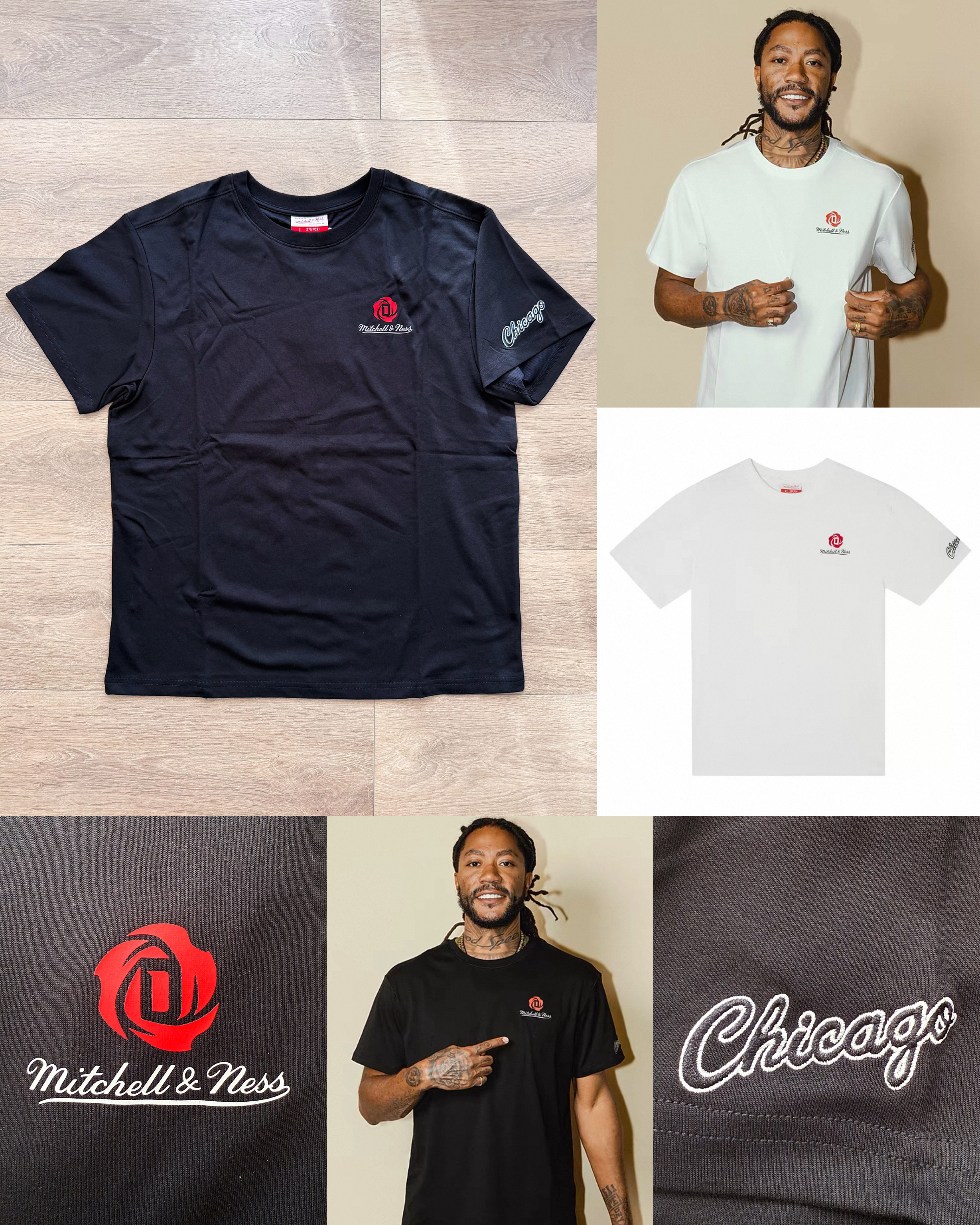 🌹Derrick Rose x M&N Tee