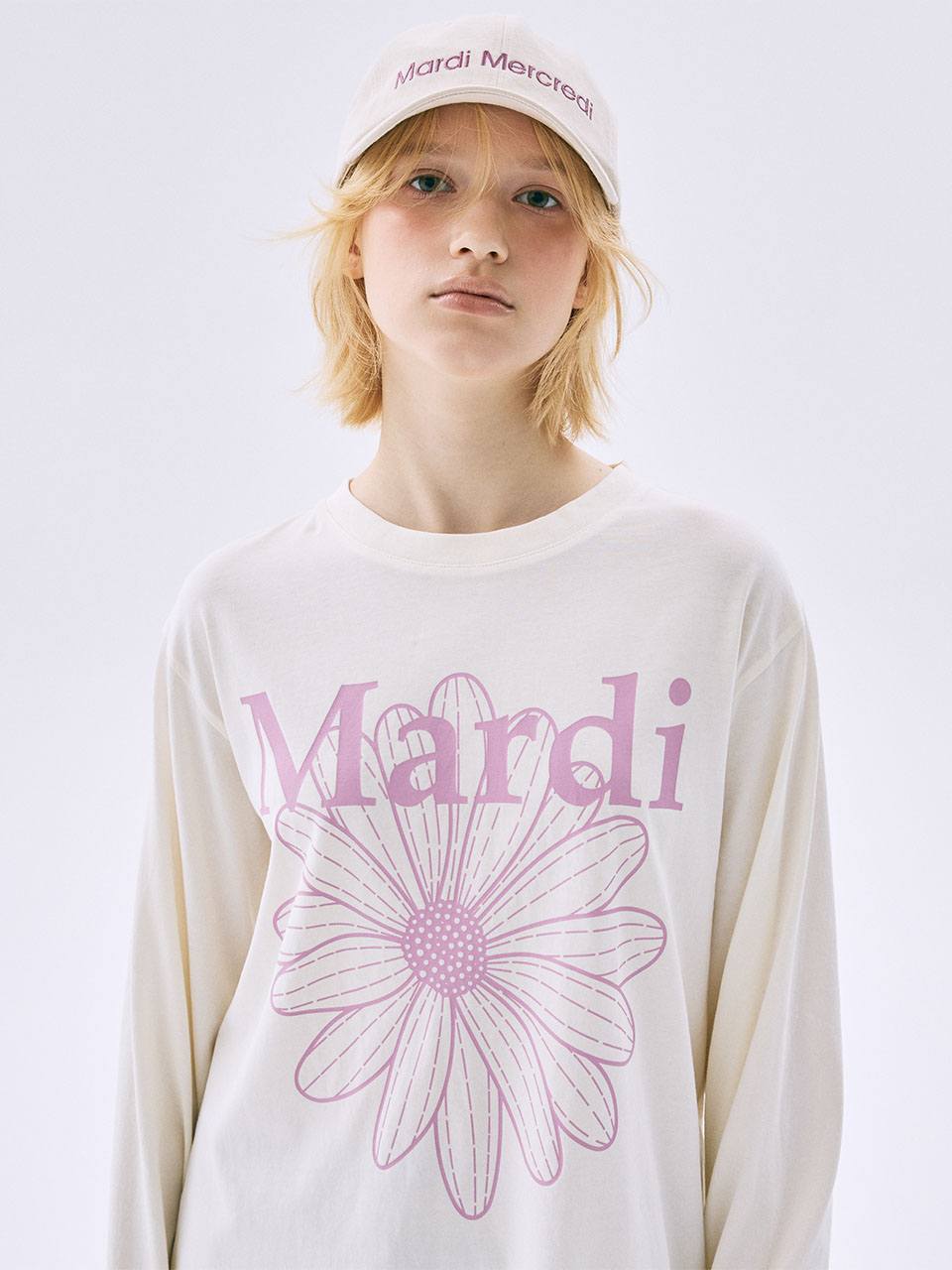 MD87 MARDI: Tshirt Long Sleeve Flowermardi