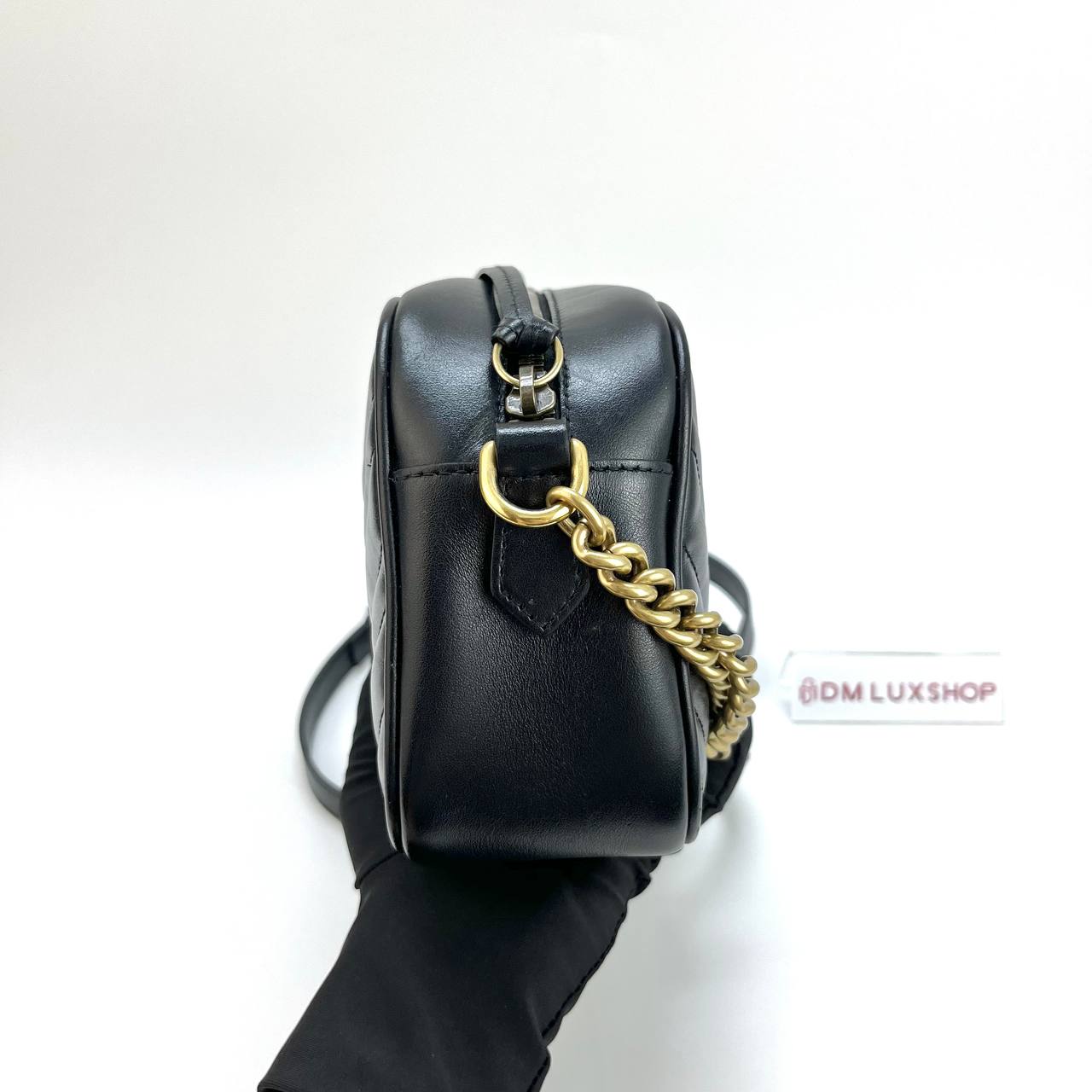 Gucci Marmont Camera Bag Black Small GHW