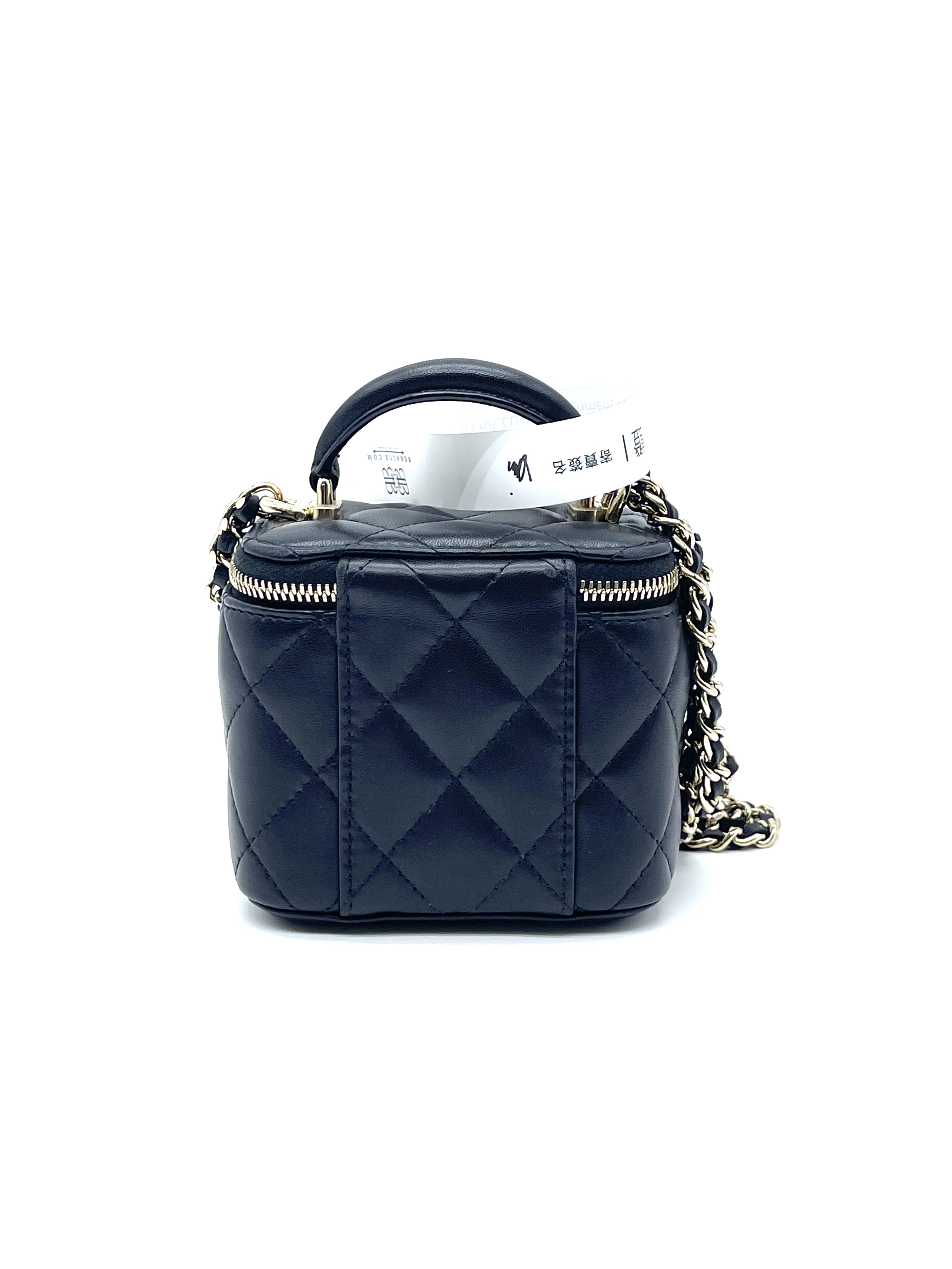 Pre-owned Chanel Classic Top Handle Vanity Case With Chain / Product Code: 26040102