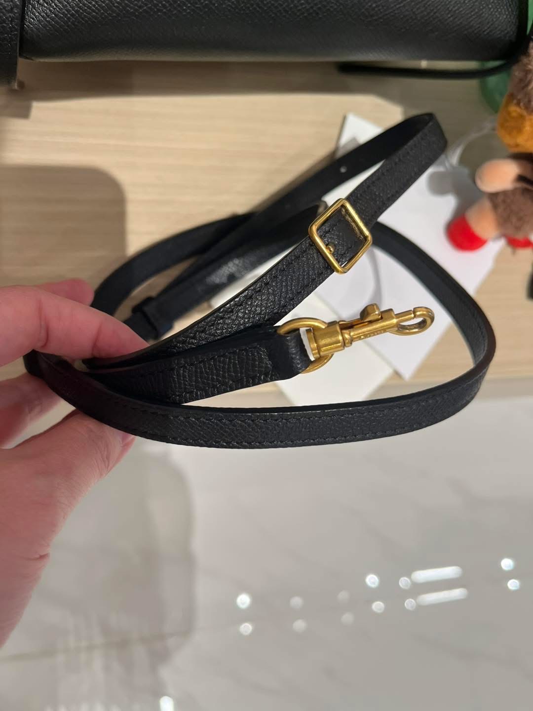 Celine nano belt bag 黑金牛皮 100%Authentic , 95%new ✅收據✅tap booklet✅dust bag