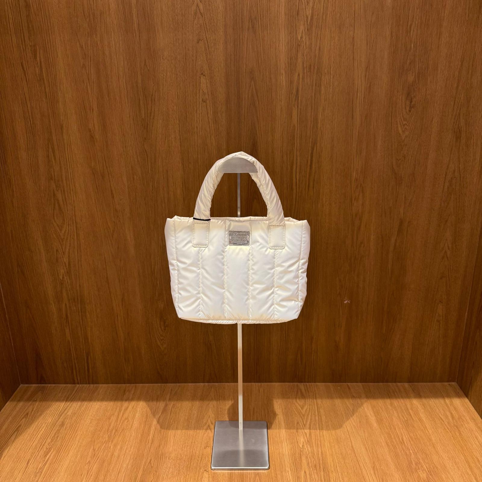 Marithe Classic Logo Matt Metallic Padding Bag