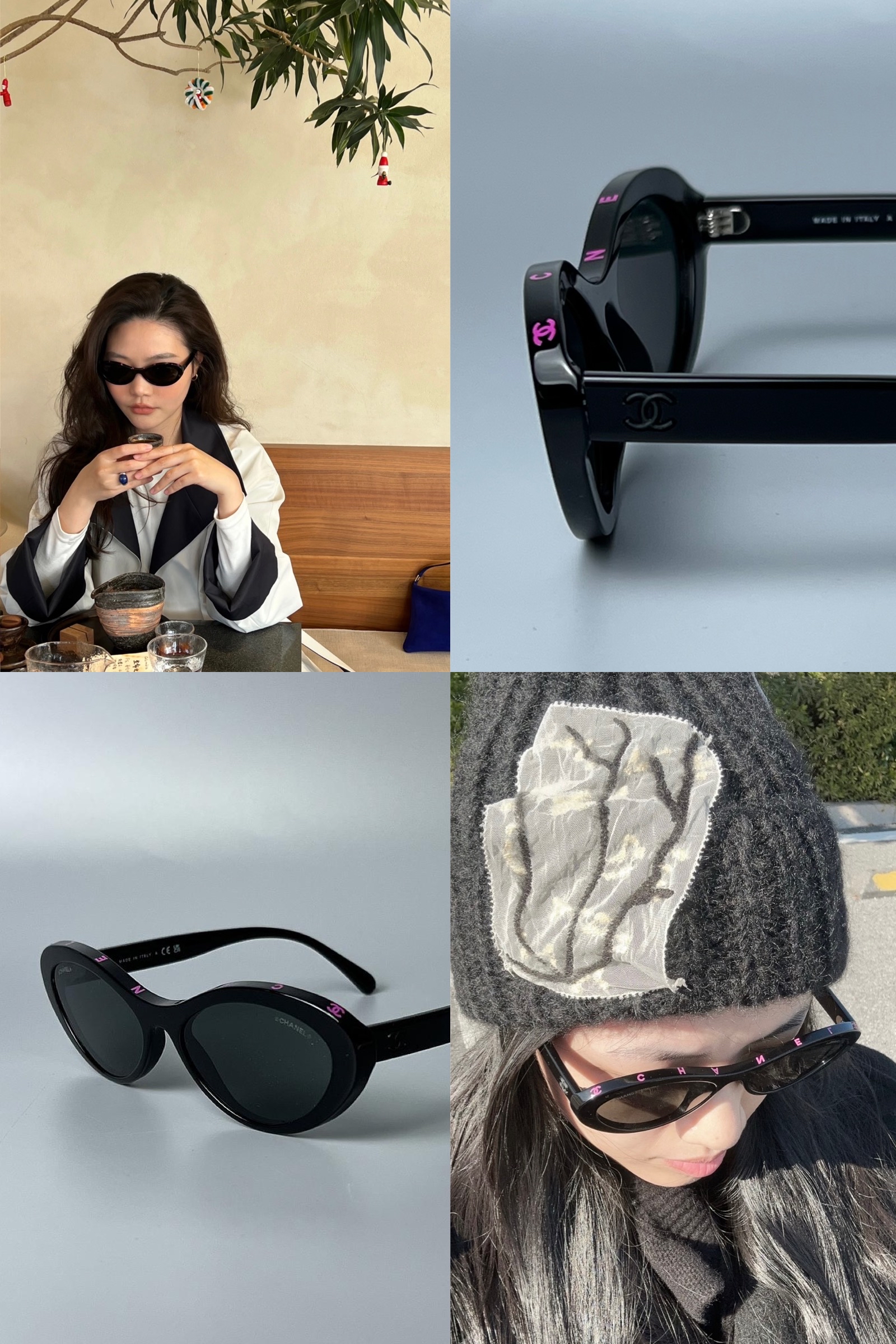 現貨✨🫶🏻Chanel Cateye 字母 太陽眼鏡