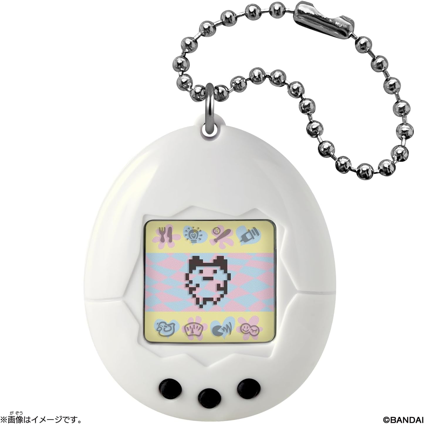 (預訂訂金 $100) (總價 $134) Bandai Original Tamagotchi Gen 1 White 他媽哥池 30週年初代機 白色 (行版) 