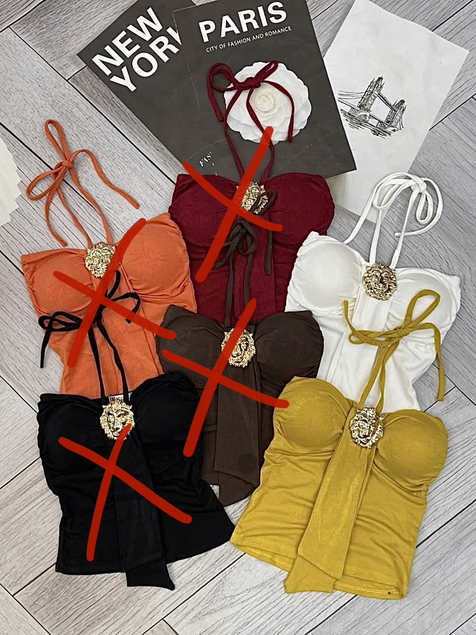 繫帶露背吊帶背心