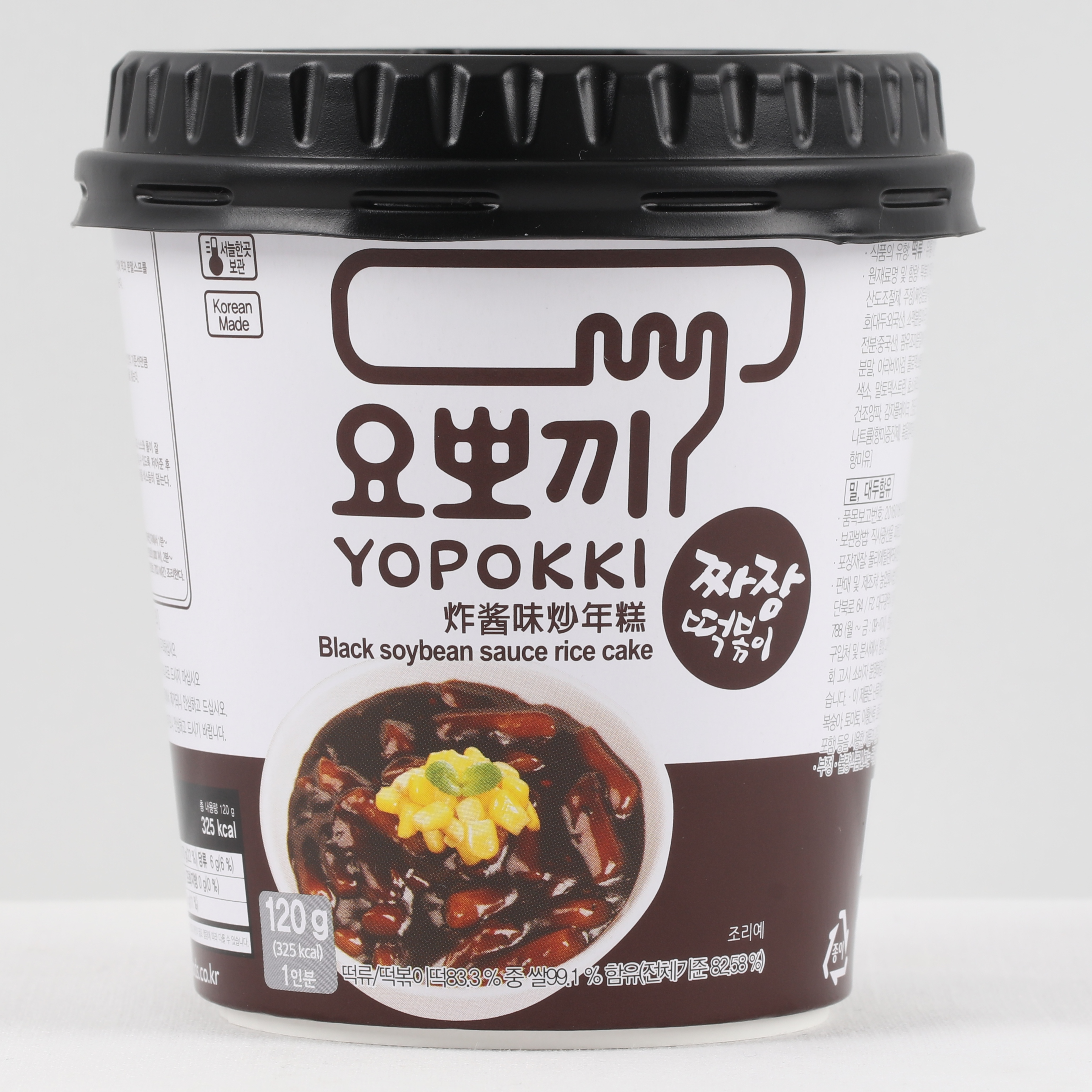 韓國炸醬味年糕(杯裝) | 120g  | Yopokki Jjajang Flavor Rice Cake (Cup Set)