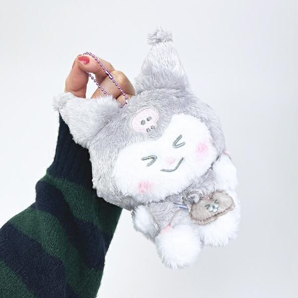 「預訂」HOWACOLOCLUB x Sanrio 聯名毛絨鎖匙扣（Kuromi）