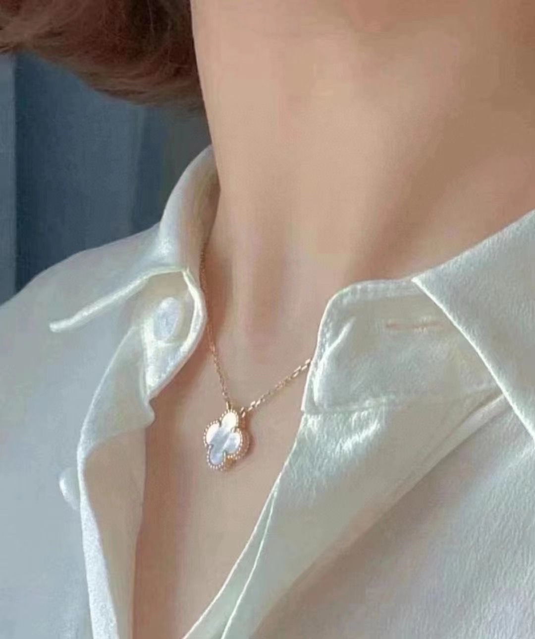 Pre-owned VCA Vintage Alhambra Necklace / Product Code: 061933