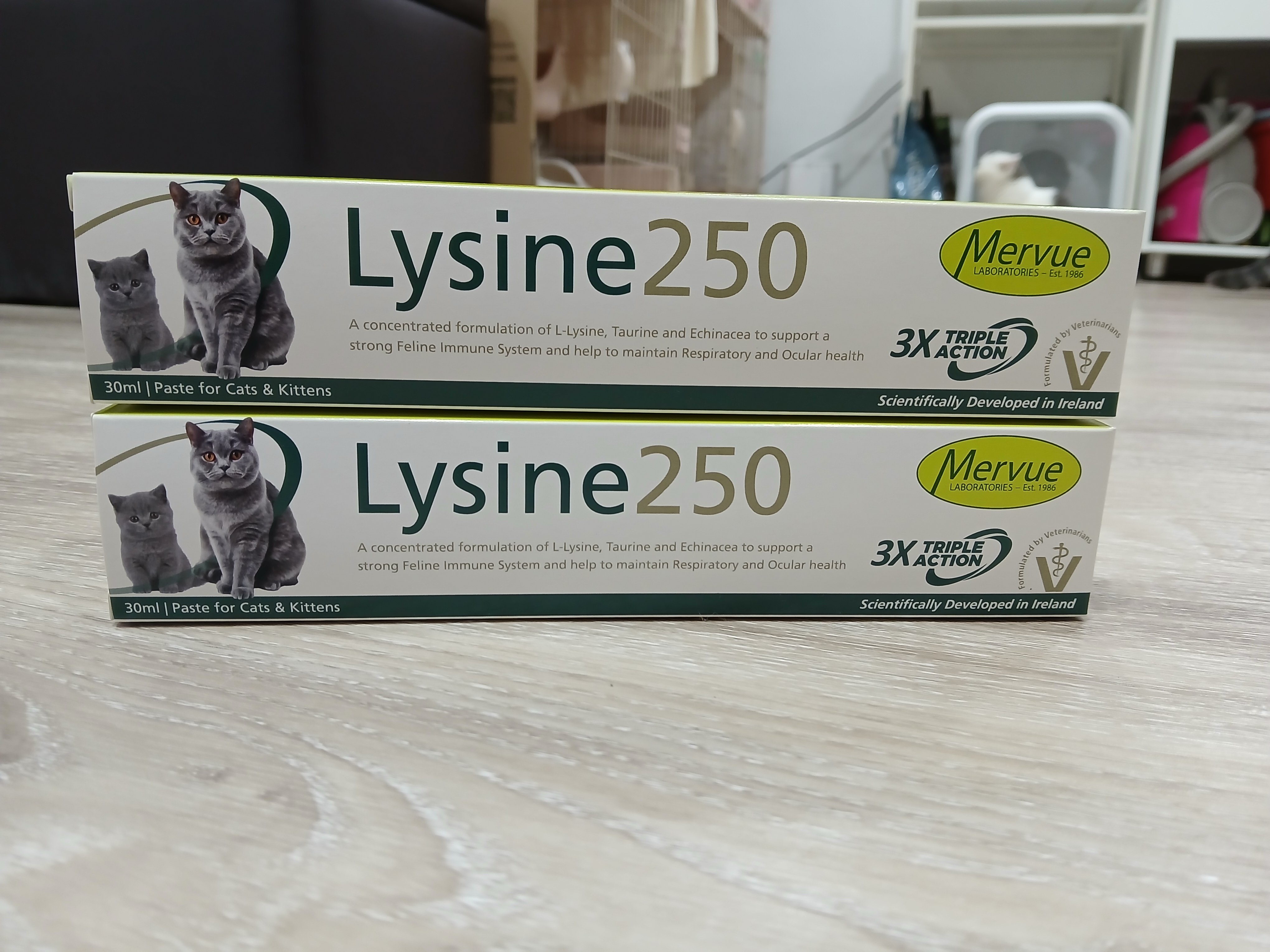 愛爾蘭馬飛立制藥 - 愛爾蘭馬飛立制藥30ml 貓咪離胺酸免疫配方250