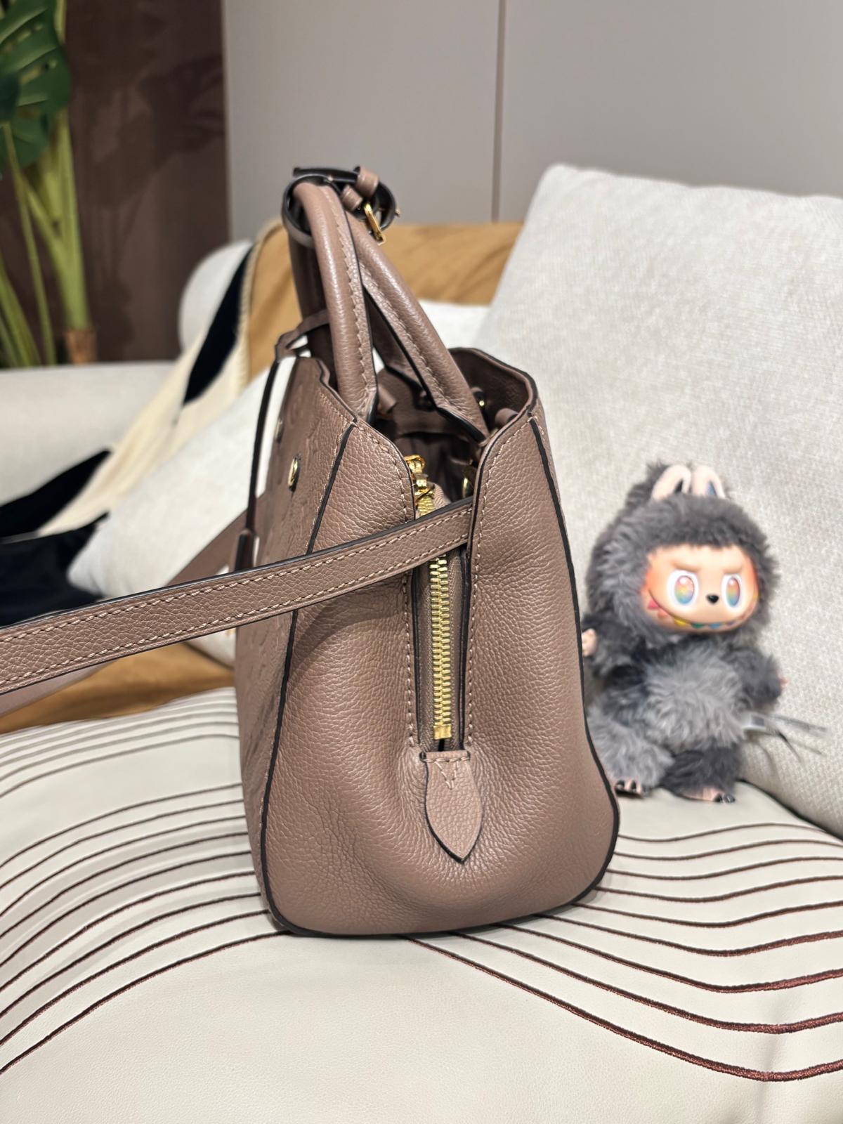 Lv montaigne bb empreinte calfskin 100%Authentic,98%new ✅key lockpad✅strap✅dust bag  