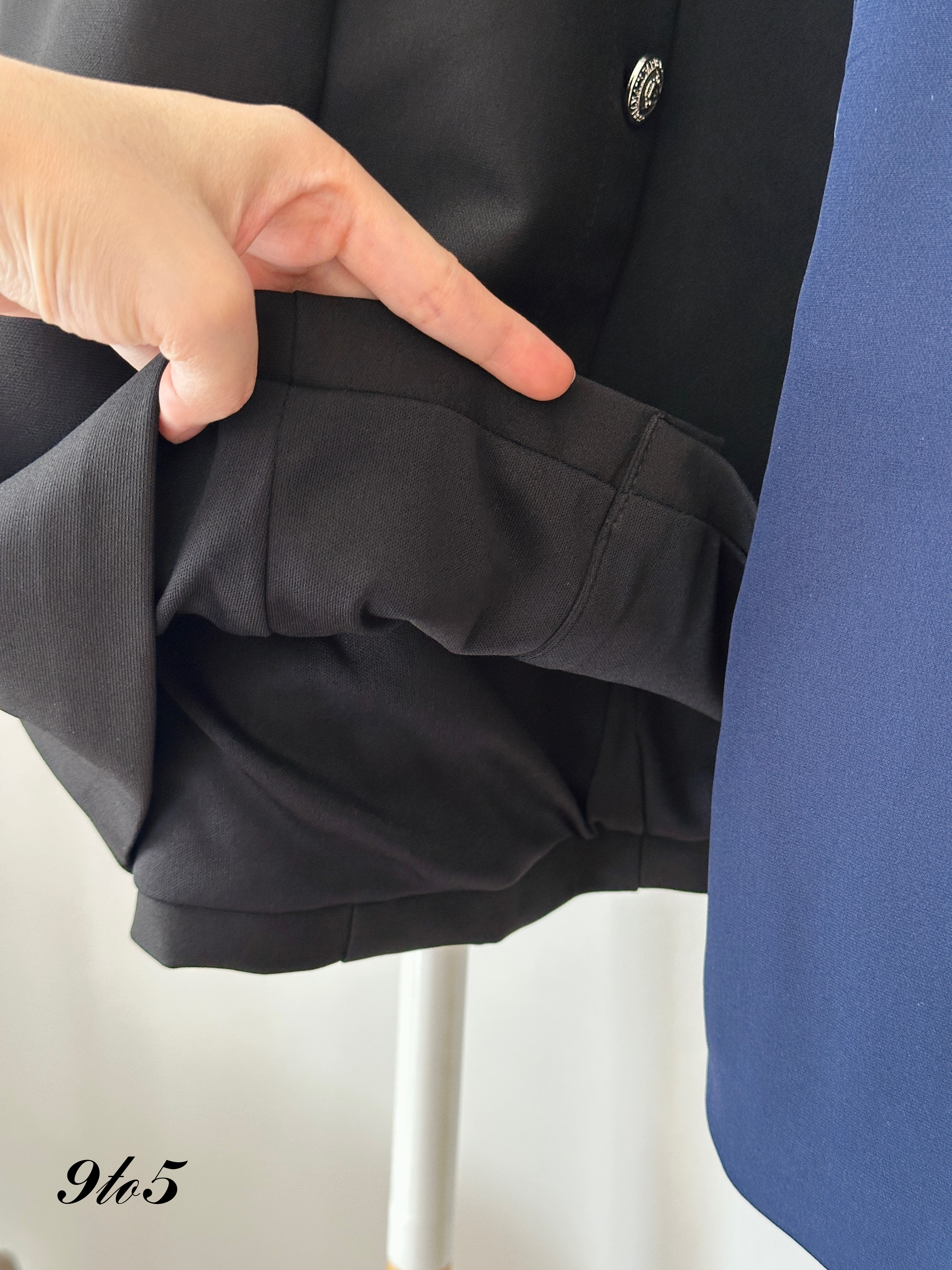 D2313 Puff Sleeve Stand Collar Dress - 3 Colors